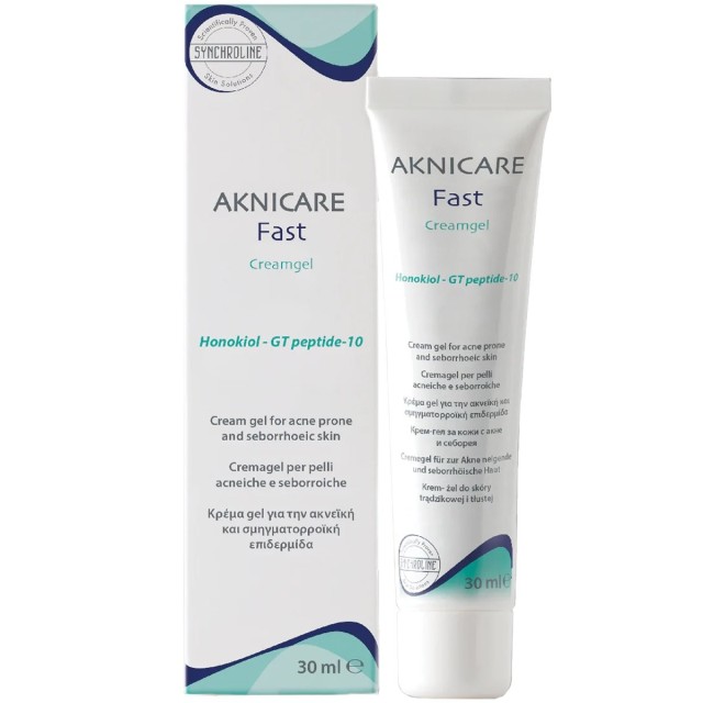Synchroline Aknicare Fast Creamgel 30ml (Κρέμα Τζελ για την Ακνεϊκή & Σμηγματορροϊκή Επιδερμίδα)