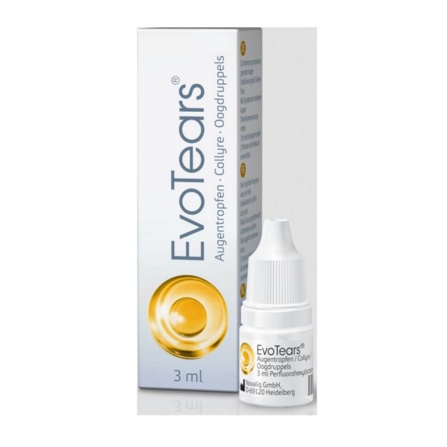 Evo Tears Drops 3ml (Οφθαλμολογικές Σταγόνες για την Αντιμετώπιση της Ξηροφθαλμίας)