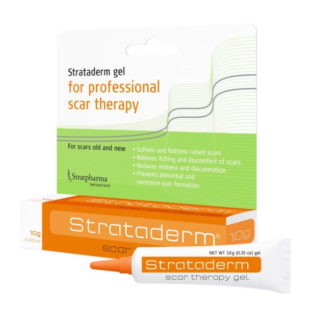 Stratpharma Strataderm Scrar Therapy Gel 10gr (Γέλη Σιλικόνης για τη Θεραπεία των Ουλών)