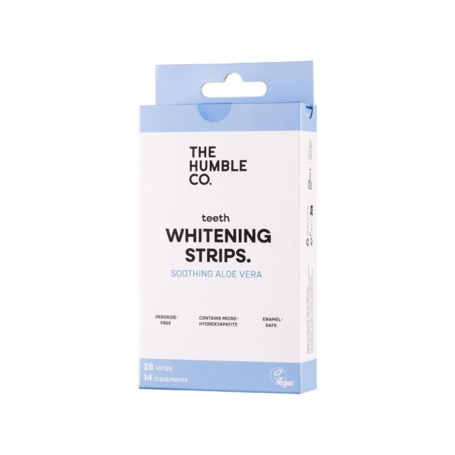 The Humble Co. Teeth Whitening Strips Aloe Vera 28τεμ (Ταινίες Λεύκανσης Δοντιών με Γεύση Αλόη)