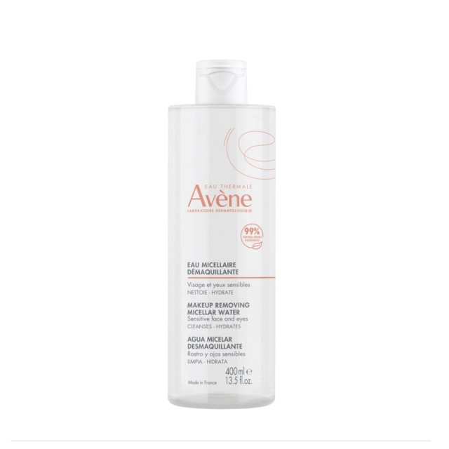 Avene Makeup Removing Micellar Water 400ml (Νερό Καθαρισμού & Ντεμακιγιάζ για Πρόσωπο & Μάτια)