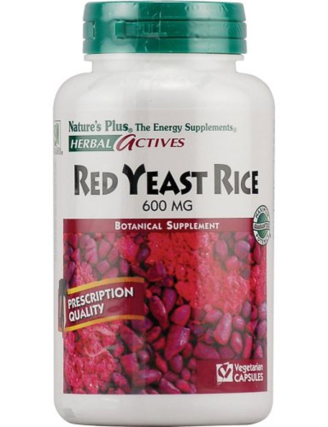 Natures Plus Red Yeast Rice 600mg 60cap (Καρδιά - Χοληστερίνη)