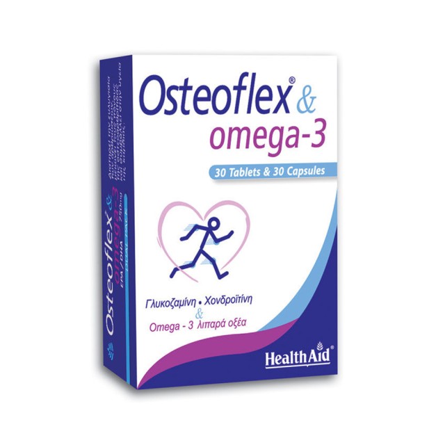 Health Aid Osteoflex & Omega 3 30 tabs & 30 caps (Αρθρώσεις - Κυκλοφορικό)