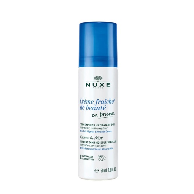 Nuxe Creme Fraiche de Beaute Cream in Mist 50ml (48ωρη Ενυδατική Κρέμα Προσώπου σε Μορφή Σπρέι)