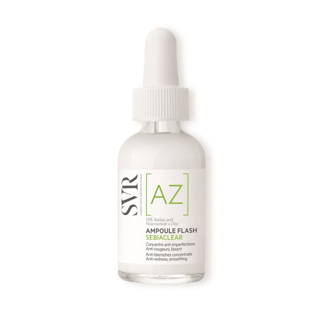 SVR Sebiaclear AZ Ampoule Flash 30ml (Ορός Προσώπου Κατά των Ατελειών για Δέρμα με Τάση Ακμής)