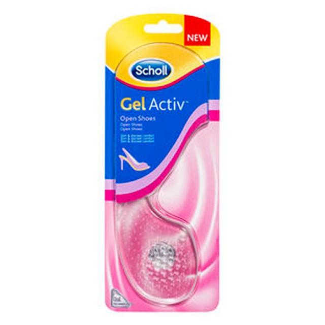 Scholl Gelactiv Insoles Open Shoes (Πάτοι Υποστήριξης για Ανοιχτά Παπούτσια) 