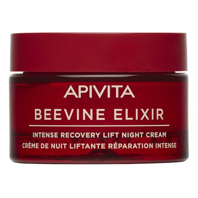 Apivita Beevine Elixir Intense Recovery Lift Night Cream 50ml (Κρέμα Νύχτας Εντατικής Επανόρθωσης & Lifting με Πατενταρισμένο Σύμπλοκο Prοpolift & Φυτικό Κολλαγόνο)