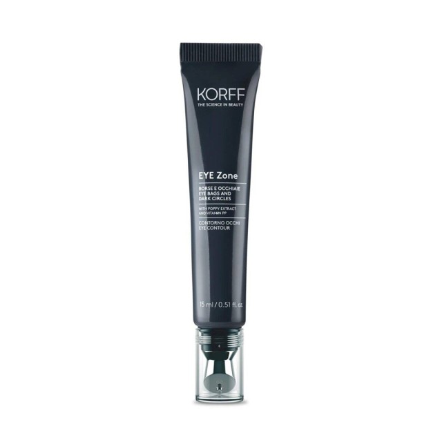 Korff Eye Zone Eye Bags & Dark Circles Eye Contour 15ml (Κρέμα Ματιών για Σακούλες & Μαύρους Κύκλους)