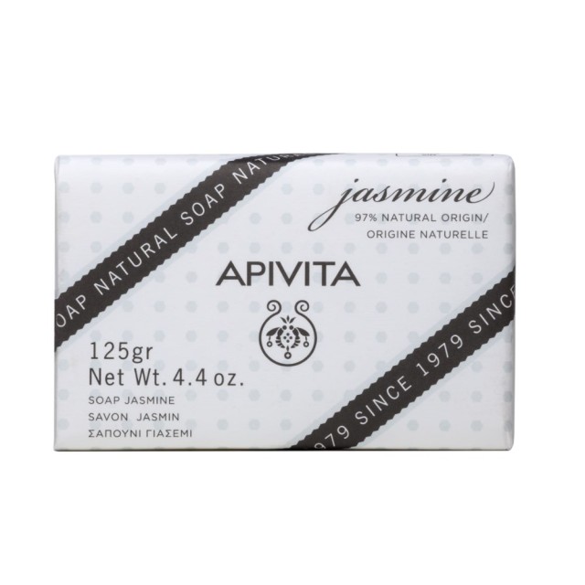 Apivita Natural Soap with Jasmine 125gr (Σαπούνι με Γιασεμί)