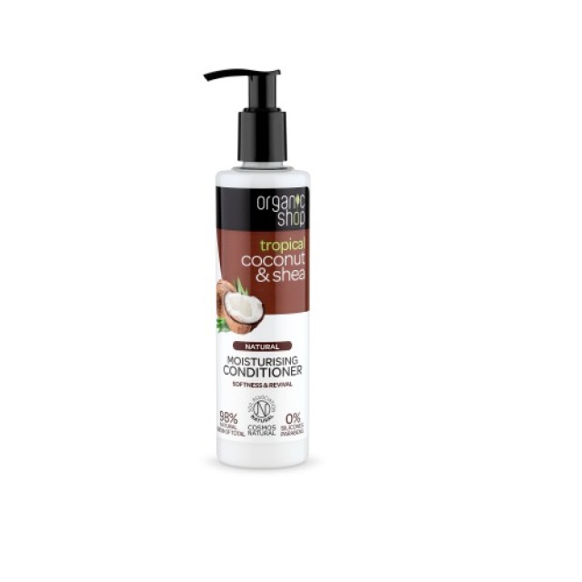 Natura Siberica Organic Shop Moisturising Conditioner Organic Coconut & Shea 280ml