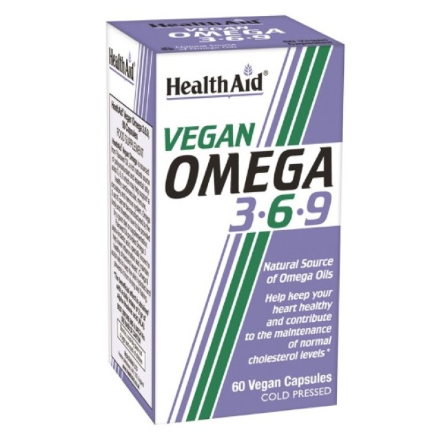 Health Aid Vegan Omega 3-6-9 60caps (Καρδιά - Χοληστερίνη)