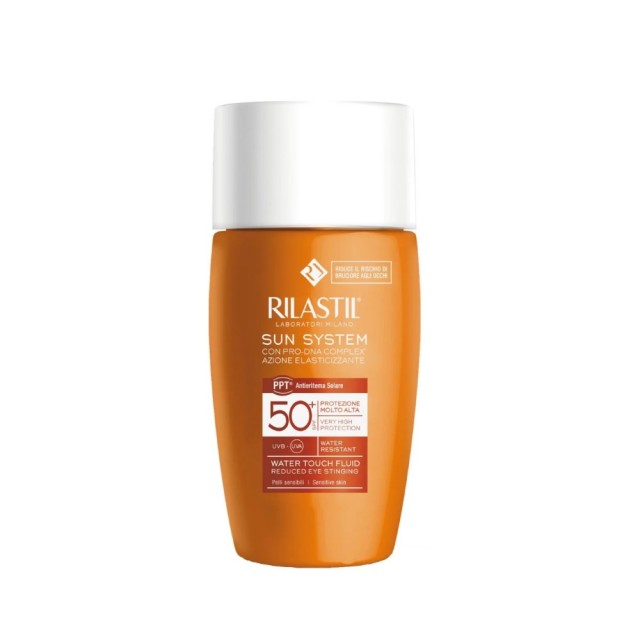 Rilastil Sun System Water Touch Fluid SPF50+ 50ml (Λεπτόρρευστο Ενυδατικό Αντηλιακό Προσώπου)