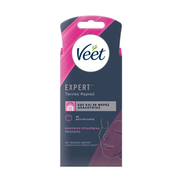 Veet Easy Gel Face Wax Strips 32pcs