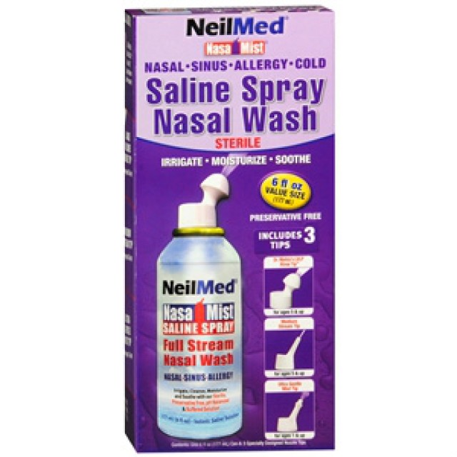 NeilMed NasaMist All In One Spray 177ml (Σύστημα Ρινικών Πλύσεων) 