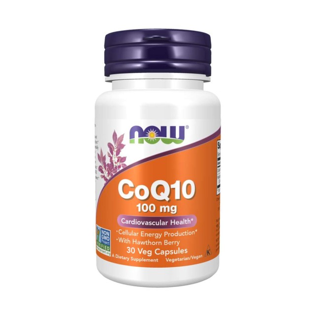 Now Foods CoQ10 100mg 30vcaps (Συνένζυμο Q10)