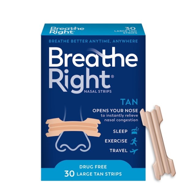 Breathe Right Nasal Strips Original Large 30pcs