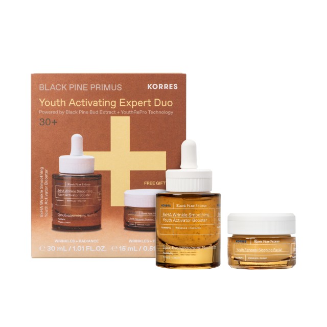 Korres SET Black Pine Primus Youth Activating Night Expert Duo (ΣΕΤ για Λείανση Ρυτίδων & Ελαστικότητα)