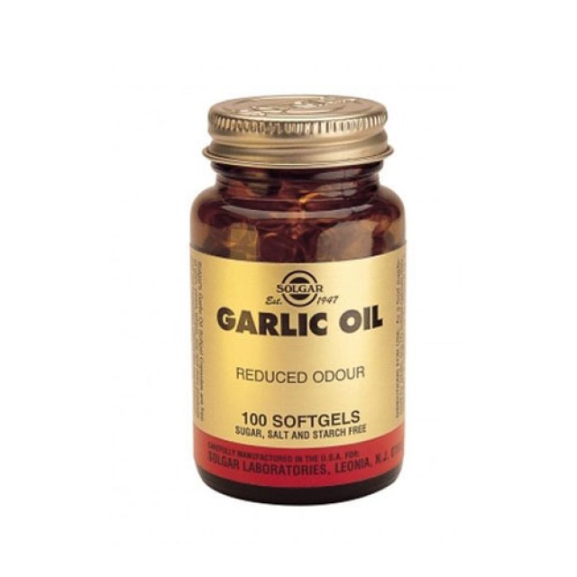 Solgar Garlic Oil 100 Softgels 