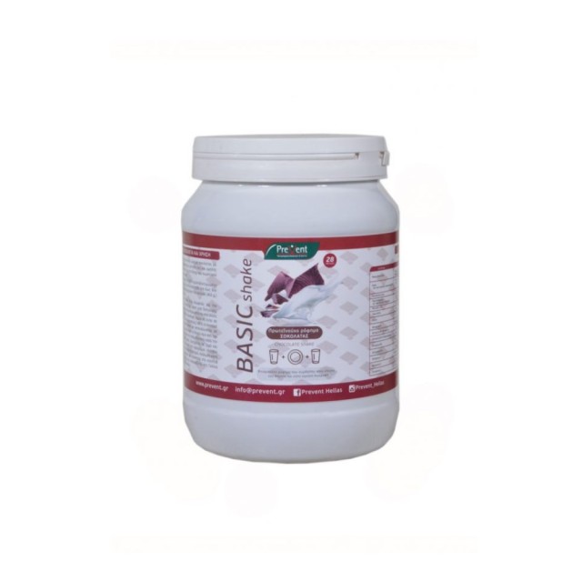 Prevent Basic Shake Chocolate 465gr 28 Μερίδες (Βιταμινούχο Ρόφημα για Έλεγχο του Βάρους με Γεύση Σο