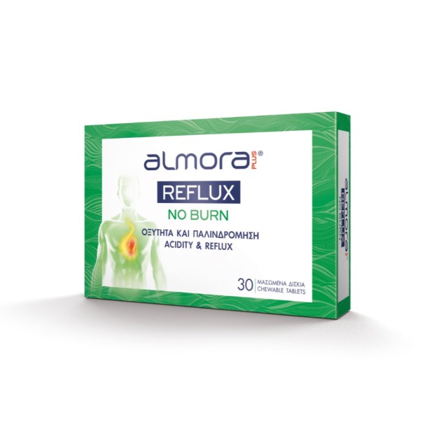 Almora Plus No Burn 30 chewable tabs