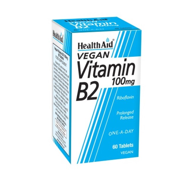 Health Aid Vitamin B2 100mg 60tab (Τόνωση - Ενέργεια)