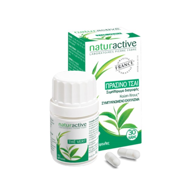 Naturactive The Vert 60caps (Συμπλήρωμα Διατροφής Πράσινο Τσάι για Καύση Λίπους)