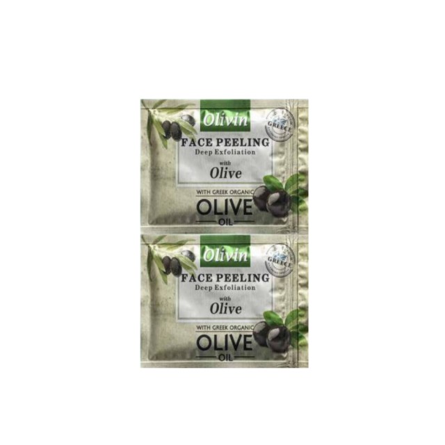 Olivin Face Peeling Deep Exfoliatiion Olive 2x5ml (Απολεπιστική Μάσκα Προσώπου με Ελιά)