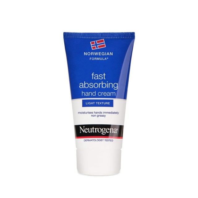 Neutrogena Fast Absorbing Hand Cream 75ml (Ενυδατική Κρέμα Χεριών Άμεσης Απορρόφησης)