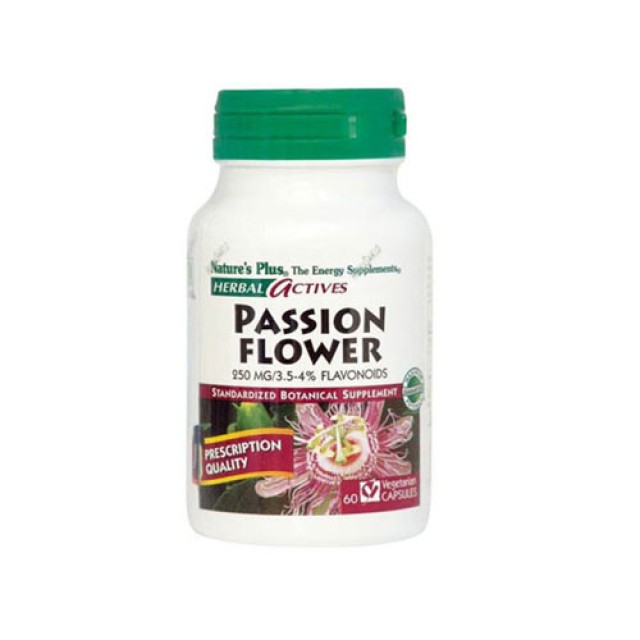 Natures Plus Passion Flower 250mg 60cap (Νευρικότητα - Άγχος -Αϋπνία)