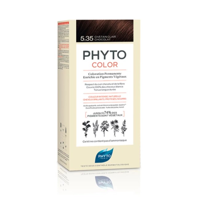 Phyto Phytocolor 5.35 Chocolate Light Brown (Καστανό Ανοιχτό Σοκολατί)