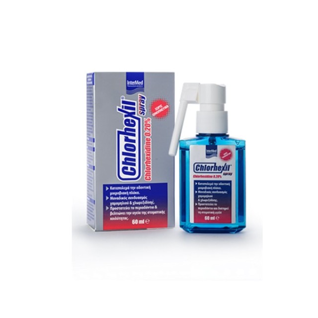 Chlorhexil 0.20% Spray 60ml (Αντιμικροβιακή Προστασία & Ανακούφιση Στοματοφαρυγγικής Κοιλότητας)