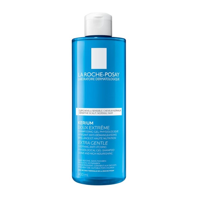 La Roche Posay Shampoo Kerium Doux Extreme 400ml (Σαμπουάν για Συχνή Χρήση)