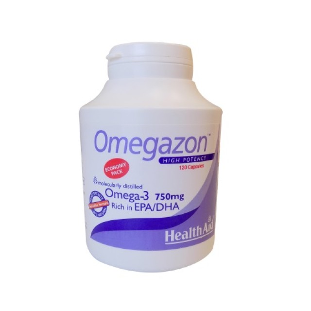 Health Aid Omegazon Omega 3 750mg 120caps (Καρδιά - Χοληστερίνη)