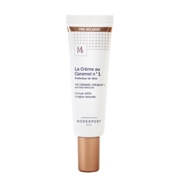 Novexpert Caramel Cream No1 Light Tint 30ml (Κρέμα Λάμψης με Χρώμα - Ανοιχτή Απόχρωση)
