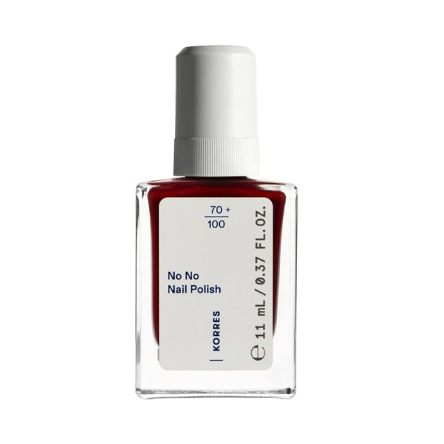 Korres No No Nail Polish 57 Wine Red 11ml
