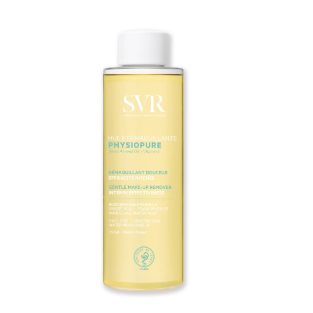 SVR Physiopure Huile Demaquillante 150ml (Eλαιο Nτεμακιγιάζ Προσώπου για Όλους τους Τύπους Δέρματος)