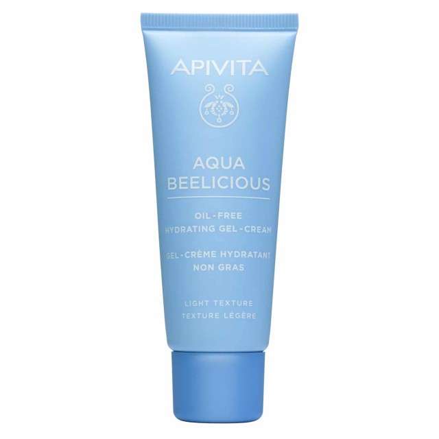 Apivita Aqua Beelicious Oil Free Hydrating Gel Cream 40ml (Ενυδατική Κρέμα/Gel Ελαφριάς Υφής για Λιπαρή/Μικτή Επιδερμίδα)