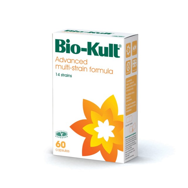 Bio-Kult Advanced 60caps (Προηγμένη Φόρμουλα Προβιοτικών για την Ενίσχυση του Πεπτικού & Ανοσοποιητικού Συστήματος)