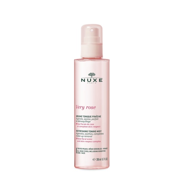 Nuxe Very Rose Refreshing Toning Mist 200ml (Δροσιστική Tονωτική Λοσιόν Spray)