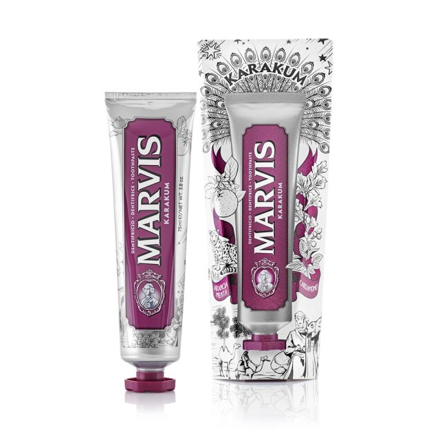 Marvis Karakum Toothpaste LImited Edition 75ml (Οδοντόκρεμα με Γεύση Κάρδαμο & Μέντα)