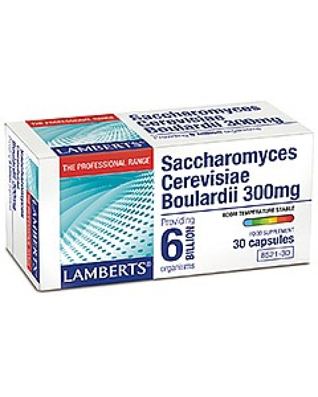 Lamberts Saccharomyces Cerevisiae Boulardii 300mg 30caps (Γαστρενετρικές Διαταραχές - Προβιοτικά) 
