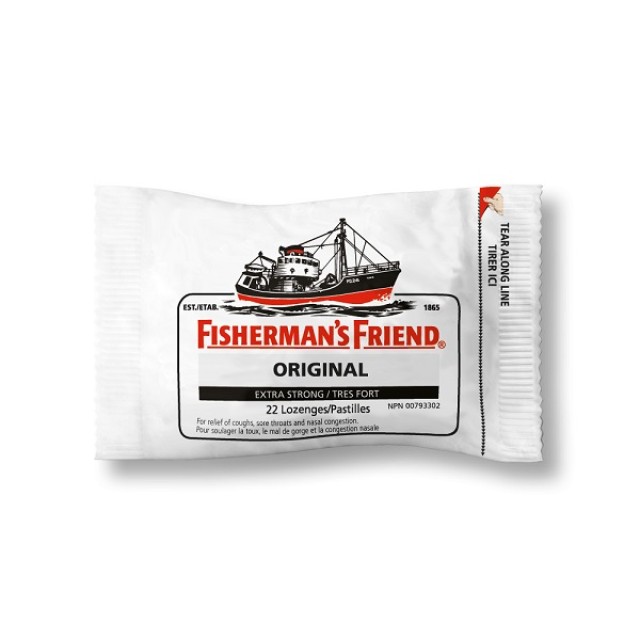 Fishermans Friend Original 25gr (Καραμέλες για τον Λαιμό -Δυνατή Γεύση) 