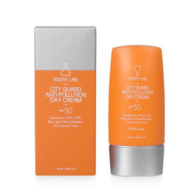 YOUTH LAB City Guard Anti-Pollution Day Cream SPF50 40ml (Kρέμα Hμέρας με Αντηλιακή Προστασία Κατά τ