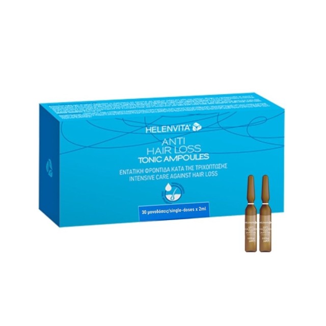 Helenvita Anti Hair Loss Tonic Ampoules 30x2ml (Τονωτικές Αμπούλες Κατά της Τριχόπτωσης)