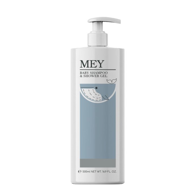 Mey Baby Shampoo & Shower Gel 500ml (Απαλό Βρεφικό Σαμπουάν-Αφρόλουτρο)
