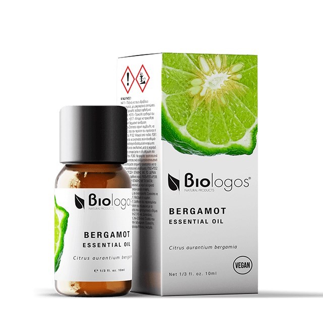 Biologos Bergamot Essential Oil 10ml (Αιθέριο Έλαιο Περγαμόντο)
