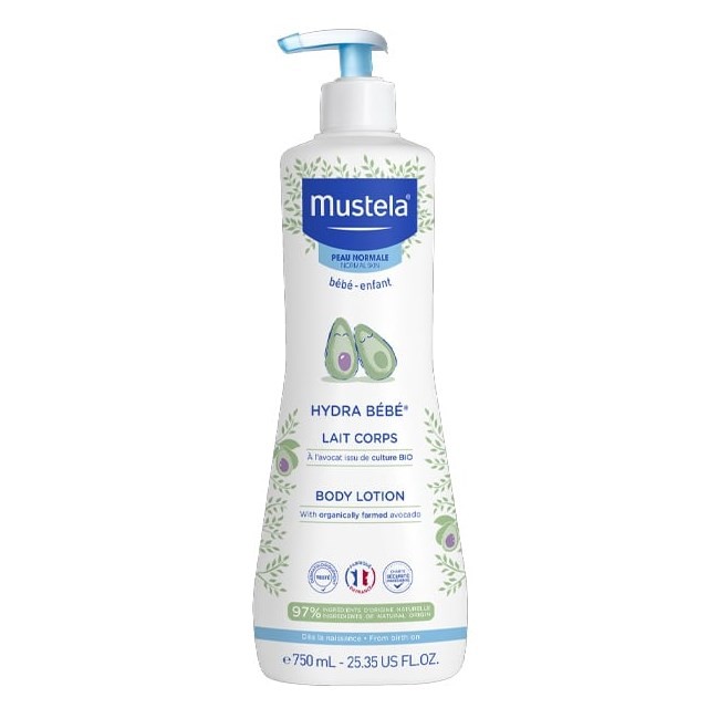 Mustela Hydra Bebe Body Lotion 750ml (Ενυδατικό Γαλάκτωμα Σώματος για Μωρά)
