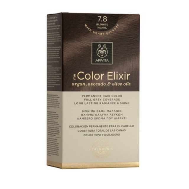 Apivita My Color Elixir N 7.8 (Βαφή Μαλλιών - Ξανθό Περλέ Χρώμα)