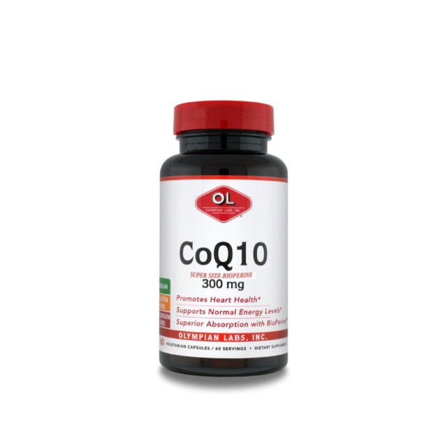 Olympian Labs Coenzyme Q10 300mg 60caps (Συμπλήρωμα Διατροφής για την Καλή Λειτουργία της Καρδιάς) 