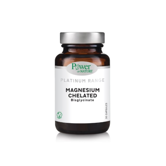 Power Health Platinum Magnesium Chelated Bisglycinate 30caps (Συμπλήρωμα Διατροφής με Μαγνήσιο για την Υγεία του Νευρικού Συστήματος)